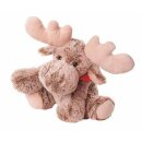 Soft toy moose Carlo sitting 20 cm