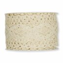 Crochet lace cream cotton width: 60 mm length: 5 meters...