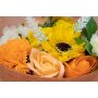 Seifenblumen Bouquet Blumenstrauß Sommer Orange