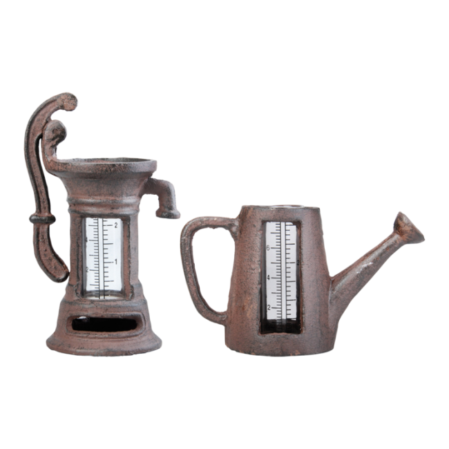 Cast iron rain gauge