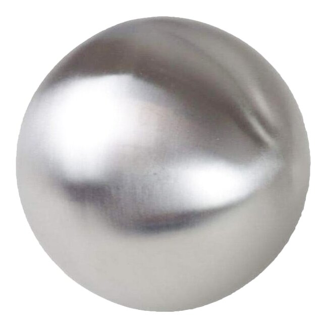 Stainless steel decorative ball matt brushed 28cm