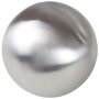 Stainless steel decorative ball matt brushed 28cm