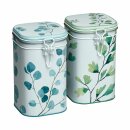 Storage tins, tea tins "Trees" 250 g, set of 2