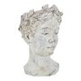 Plant bust flower pot garden sculpture woman head 27 x 18 cm