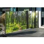 Seitenmarkise Vertikalmarkise Windschutz Sichtschutz Seitenjalousie ausziehbar 160 x 300 cm "Wald" Auszug Rechts