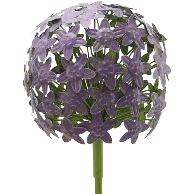 AlliumStick ArtFerro purple metal, approx. 20 x 20 x 116.2 cm