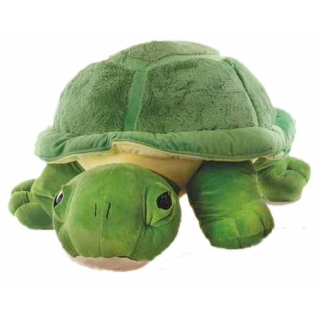 Schildpad Chilly knuffel groen M