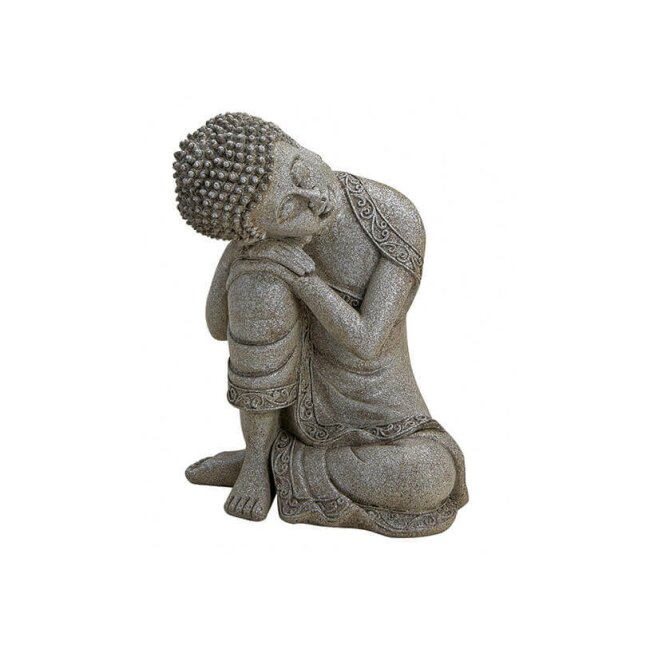 Buddha siddende, ca. 14 x 20 cm
