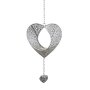 Hanger heart, Prado silver, about 22 cm