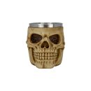 Edelstahl Tasse Totenkopf Totenkopf komplett