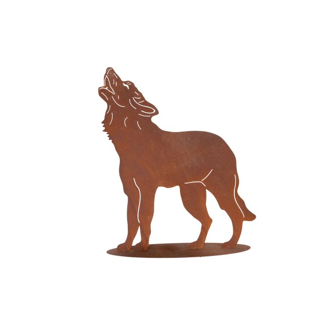 loup | sur plaque 53 x 61 cm