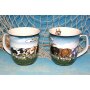 Hösti Mugs Tasses à café 5 vaches, set de 2 pièces Maritim