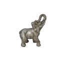 Staande olifant, zilver, ca. 38,5 cm