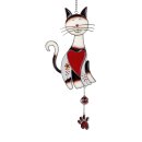 Hänger Katze, Tiffany Art, ca. 38 cm, stehend