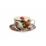 Cup with saucer "White Roses", about 270 ml