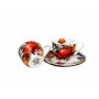 Espresso cups "White roses", set of 2, each approx. 110 ml