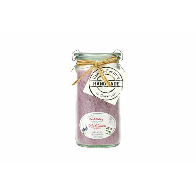 Candle Factory Bougie parfumée Mini-Jumbo "Fleurs sauvages", lilas