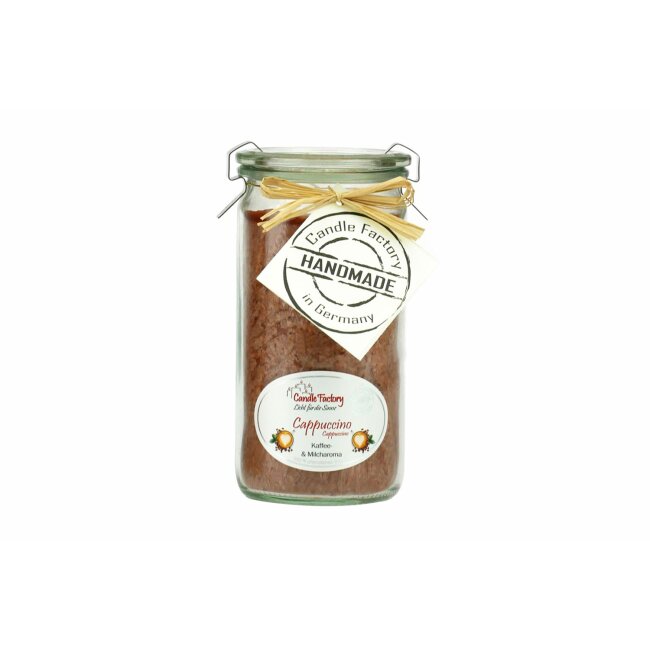 Candle Factory Bougie parfumée Mini-Jumbo "Cappuccino", brun espresso