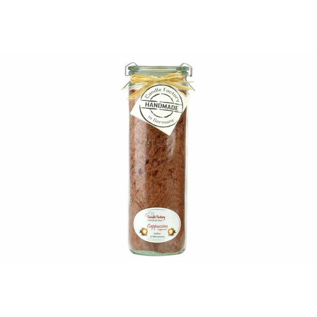 Candle Factory Bougie parfumée Big-Jumbo "Cappuccino", brun espresso