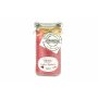 Candle Factory scented candle mini jumbo "Strawberry-Rhubarb", coral red