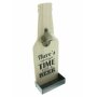 Time for Beer" flesopener, ca. 12 x 6 x 35 cm