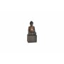 Teelichthalter Buddha schwarz 2er Set, ca. 12 x 30 x 9 cm