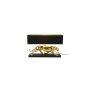 Panther table lamp Baghiro, gold/ black, approx. 60.5 x 14.5 x 38.5 cm