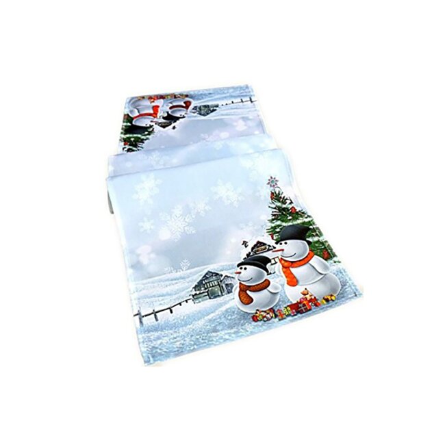 Chemin de table bonhomme de neige