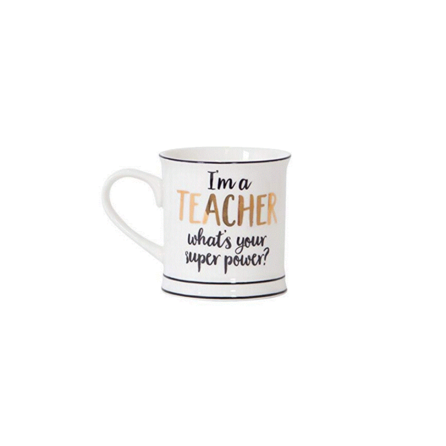 Coffee Pot Tea Mug Im A Teacher Mug