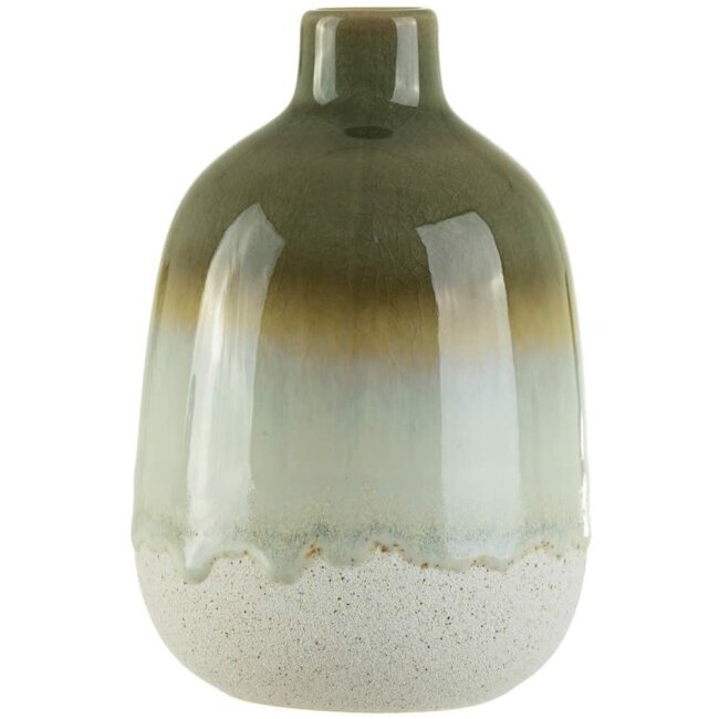 Mojave Glaze Green Vase