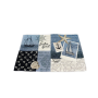 Sæt med 4 Sailor, patchwork, dækkeservietter, ca. 32 x 48 cm