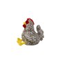 Soft toy cuddly toy - Chicken sitting, 28 cm