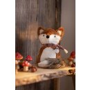 Doorstop small fox with fluffy tail, red brown fox made...