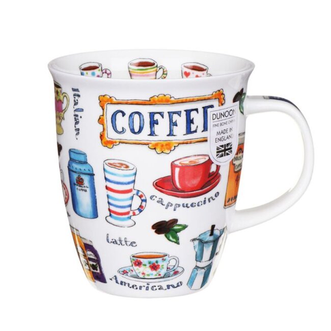 Mug Nevis Coffee, tasse en porcelaine de qualité supérieure pour les amateurs de café