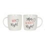 Tasse Becher Kaffeepott "Mr & Mrs"