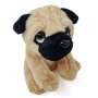 Carlin en peluche assis 16 cm