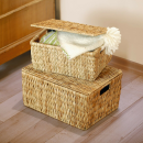 Large universal chest made of water hyacinth, natural kise for storage and transportation