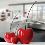 Cherry "Passion" red, ceramic cherry decoration