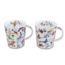 Lomond Paradise mug with butterflies and birds made of...