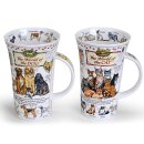 Becher Glencoe World of the Cats auf Porzellan,...