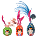 3er Set Blumenvase Frida