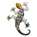 Wand Hänger Gecko Glary aus Metall, bunten...