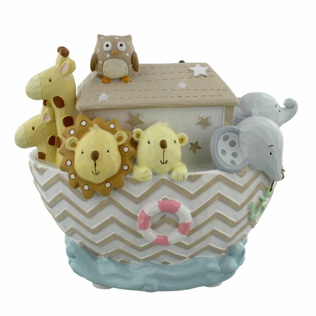 Noahs Ark Resin Money Box Boat