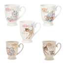 Tasse Disney brillante en céramique fine, divers motifs pour rêver et savourer