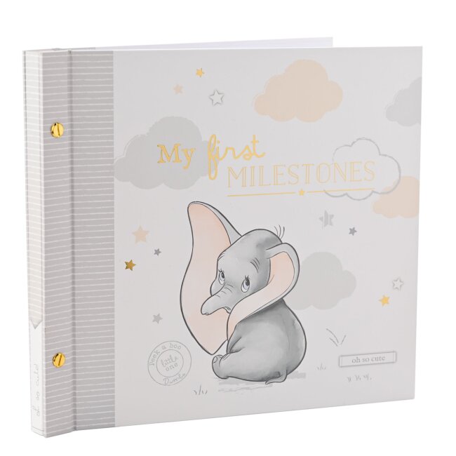 Disney Magical Beginnings Album zur Geburt, Geschenk zur Babyparty mit Kartenset Dumbo