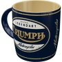 Tasse Triumph Motorcycles aus Keramik im Retro Look, Kaffeetasse für Biker