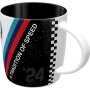 Tasse BMW Motorsport "Tradition of Speed" aus Keramik, ca. 9 x 9 x 8,5 cm, 330 ml