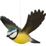 DecoBird - Fliegende Blaumeise (Cyanistes caeruleus)