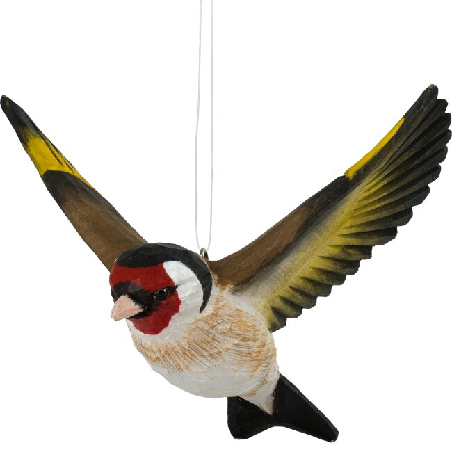 DecoBird - Fliegender Stieglitz (Carduelis carduelis)